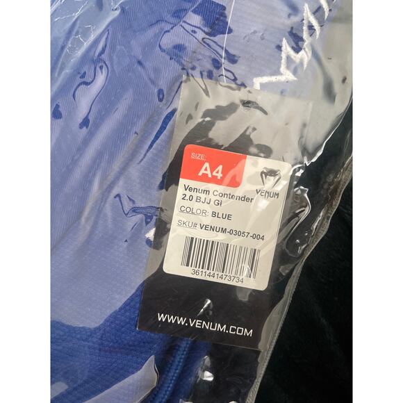 Venum NWT 2.0 Brazilian Jiu Jitsu Gi Contender A4 - Picture 5 of 7